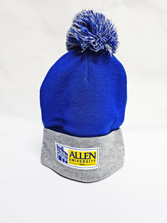 Allen University Pom Pom Beanie